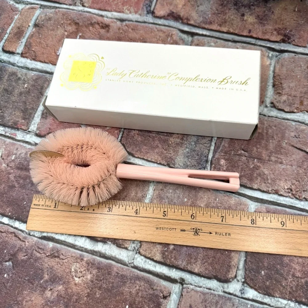 Vintage 50s 60s Lady Catherine‎ Powder Brush Stanley Home Products Boxed USA